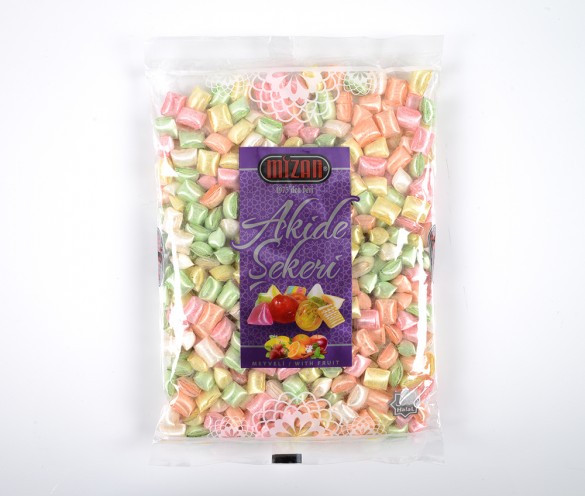 Hediyelik Armağan Renkli Naneli Akide Şekeri 400 G